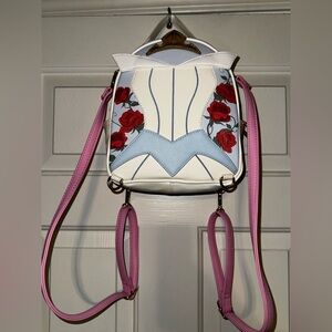 Loungefly Princess Aurora Mini Backpack Solar Color Changing RARE Double Sided